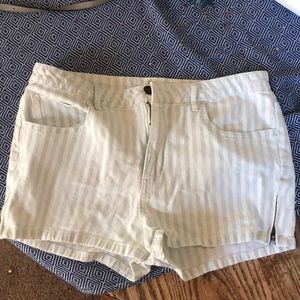 Forever 21 striped shorts